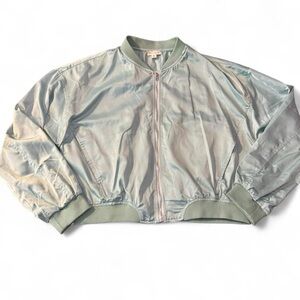 Hem & Thread Women's Sage Bomber Jacket